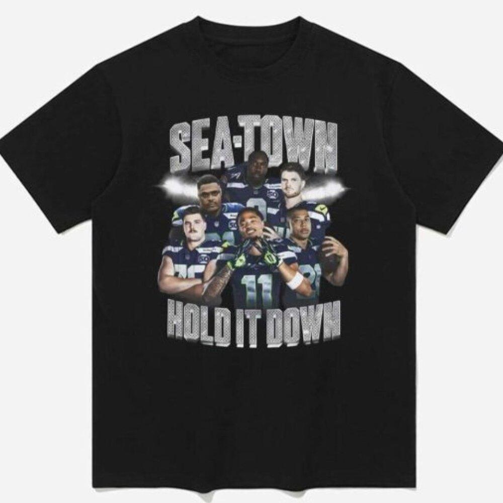 Seahawks Sea Town Hold It Down T Shirt 165